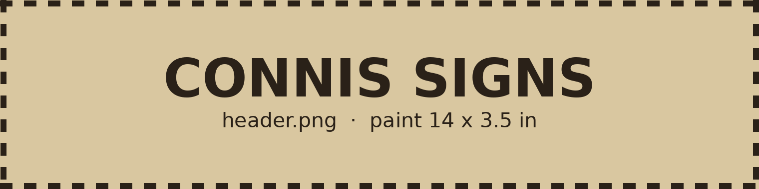 Connis Signs